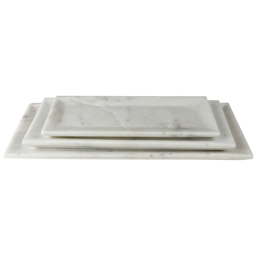 Essex Rectangular Marble Platters by HomArt