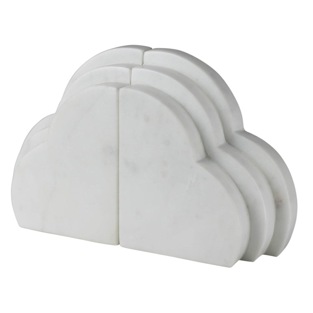Marble Cloud Bookends by HomArt - Image 4