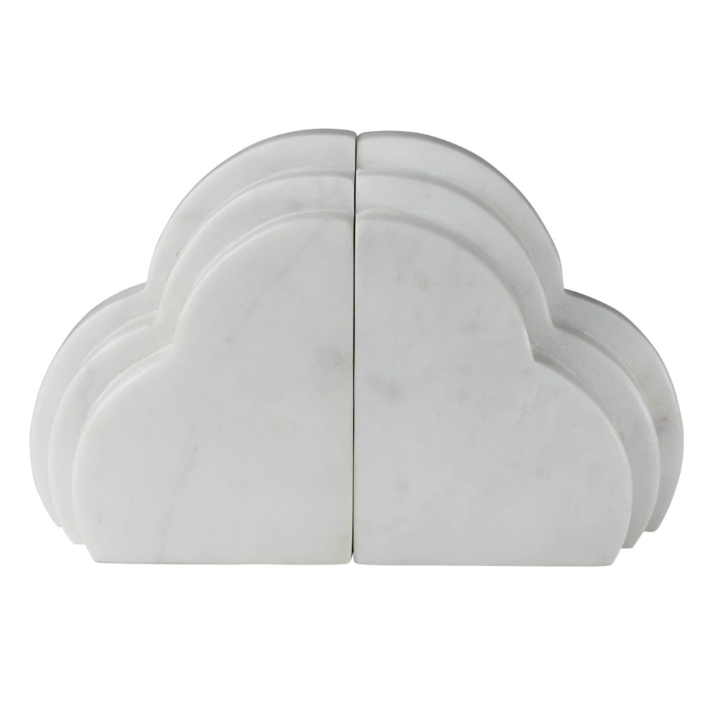 Marble Cloud Bookends by HomArt - Image 3