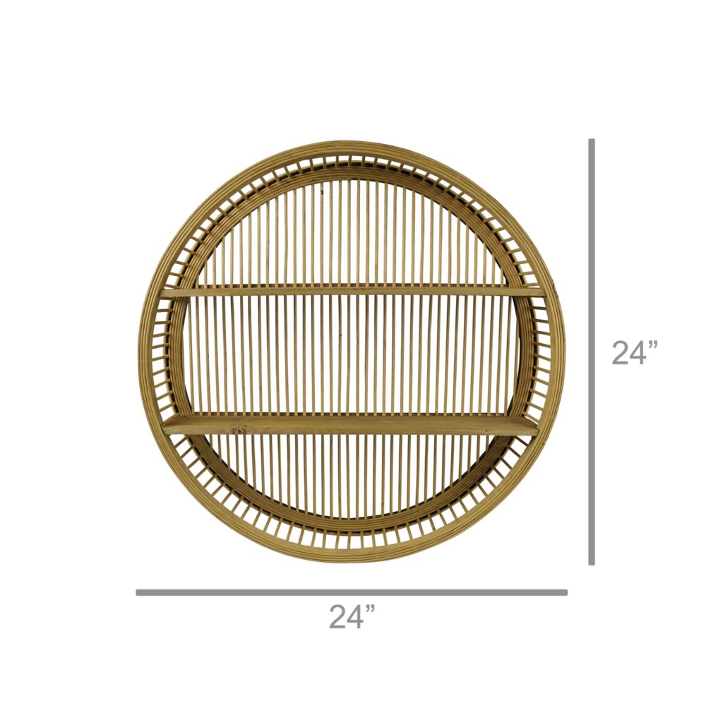 Kiowa Round Wall Shelf by HomArt - Image 3