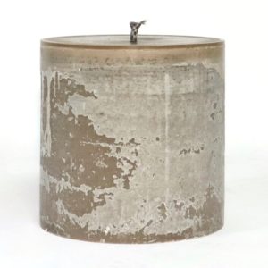 Pillar Taupe Super Candle 11.8" x 11.8" by BIDKhome