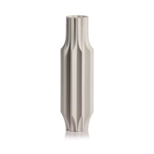 Izu Tall White Ceramic Vase by Zodax