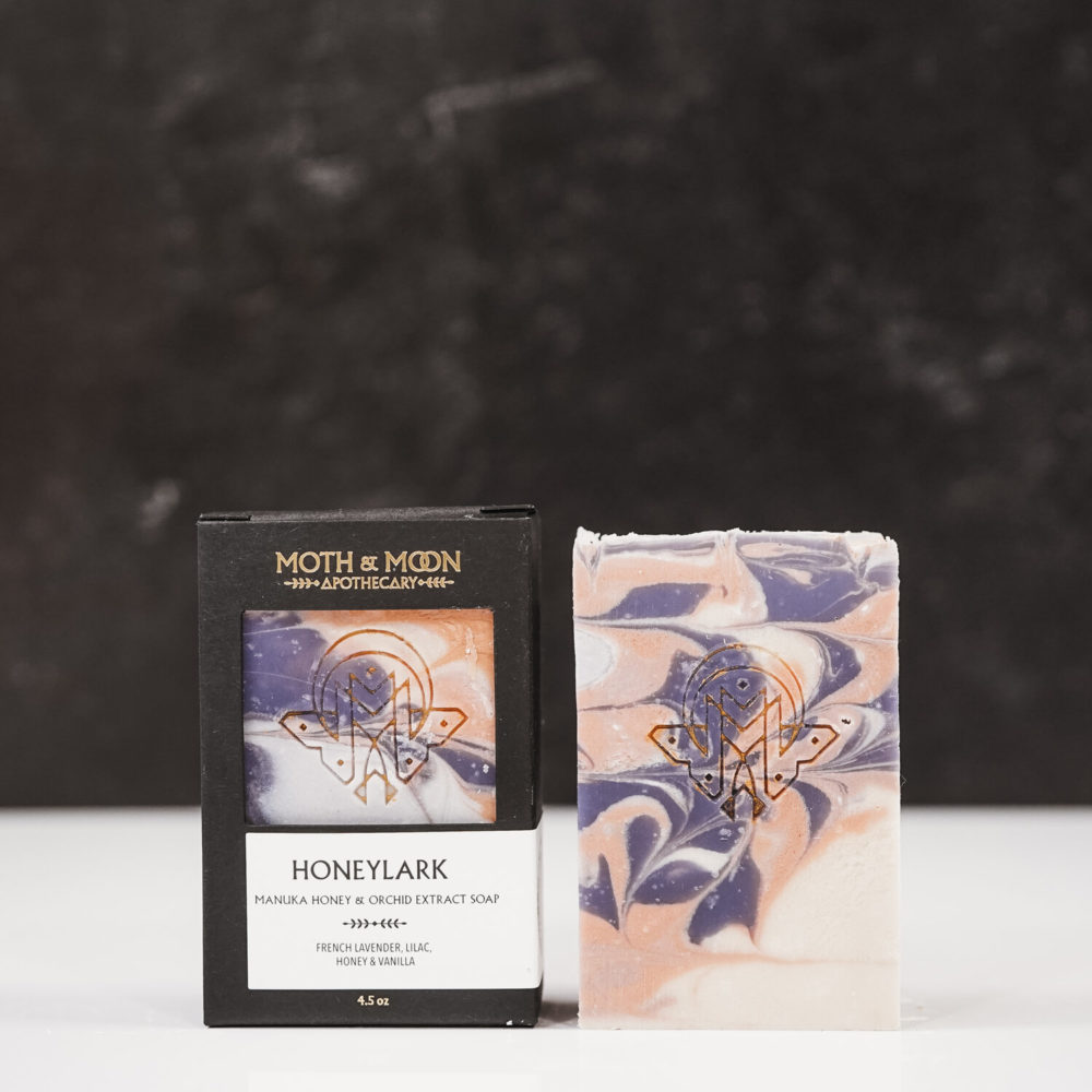 Honeylark French Lavender, Lilac, Honey and Vanilla Soap by Moth & Moon Apothecary