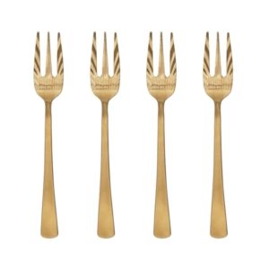 Gold Forks Set of 4 in Gift Pack by Urban Nature Culture