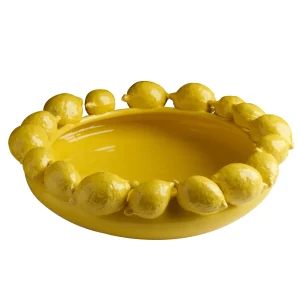 Yellow Ceramic Lemon Bowl by Abigails