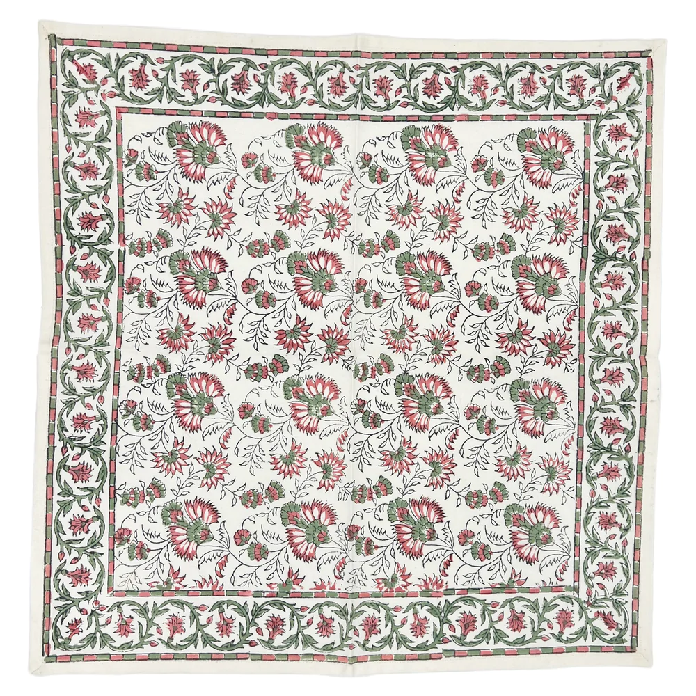 Cabana Pink Trellis Napkin Set of 8 by Abigails