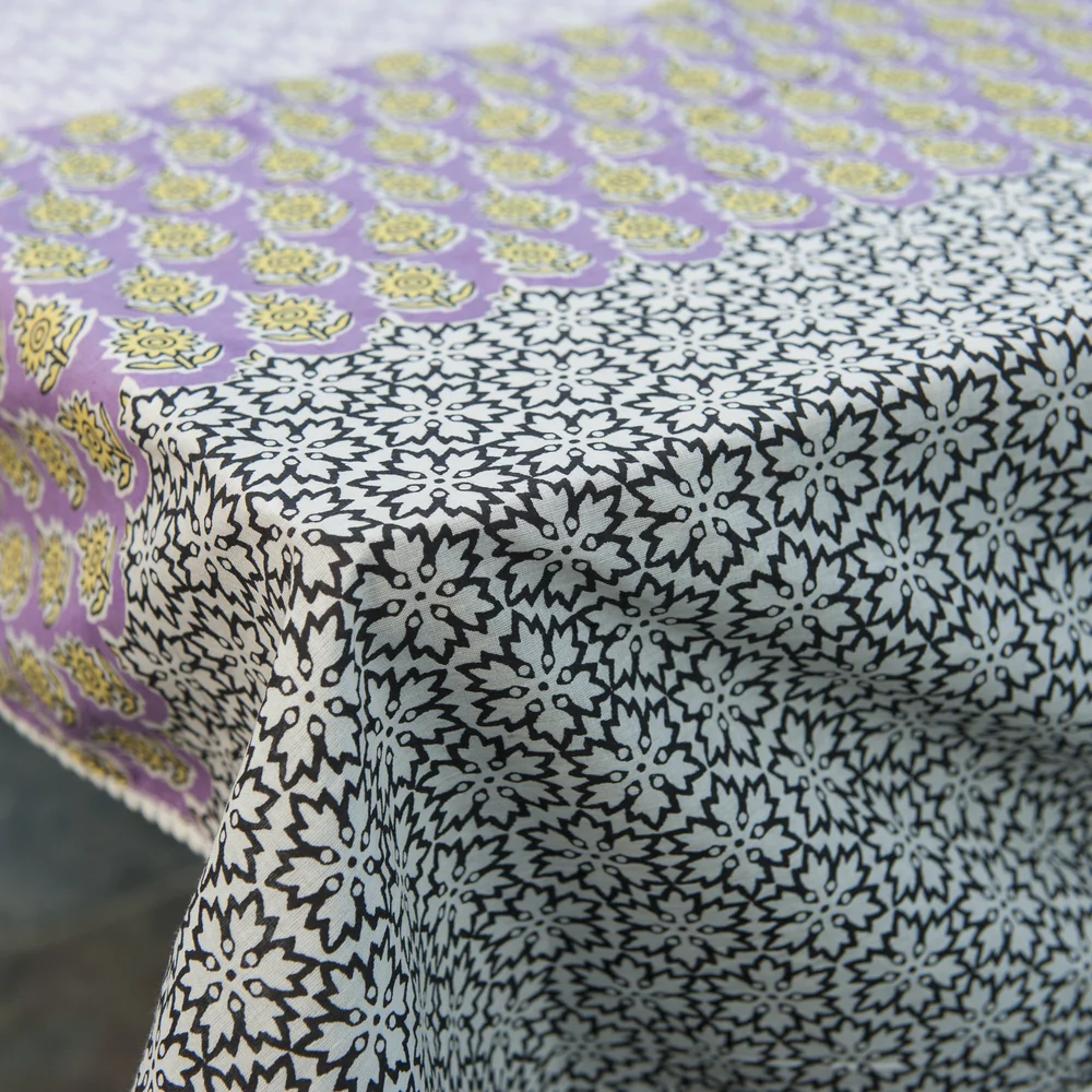 Large Veranda Violet and Blue Tablecloth by Abigails
