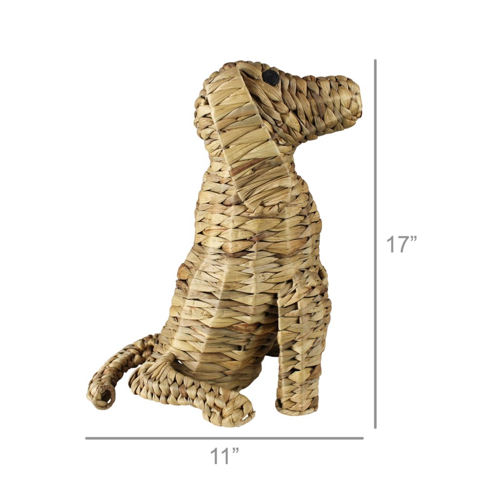 Sitting Water Hyacinth Dog by HomArt - Image 5
