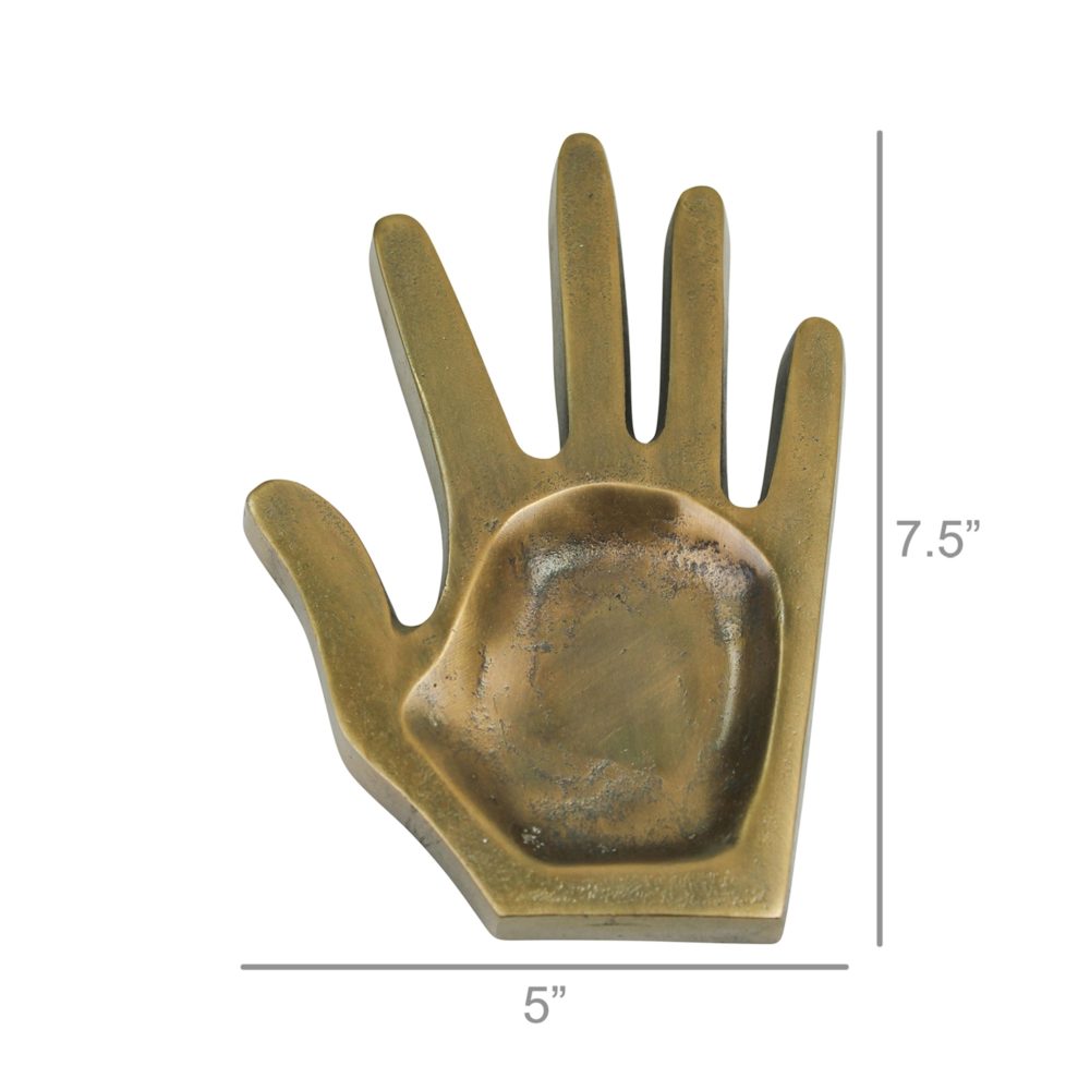 Brass Hand Dish by HomArt - Image 2