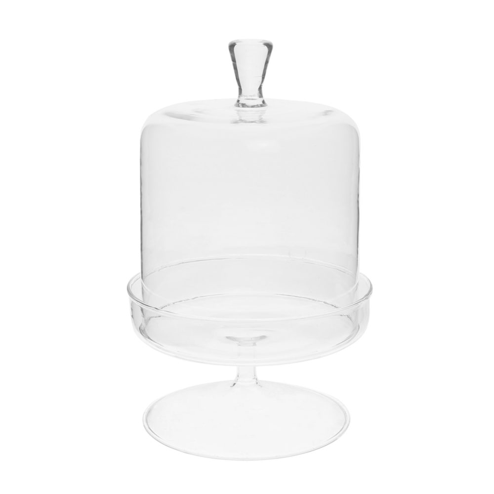 Vera Glass Dome and Pedestal by HomArt