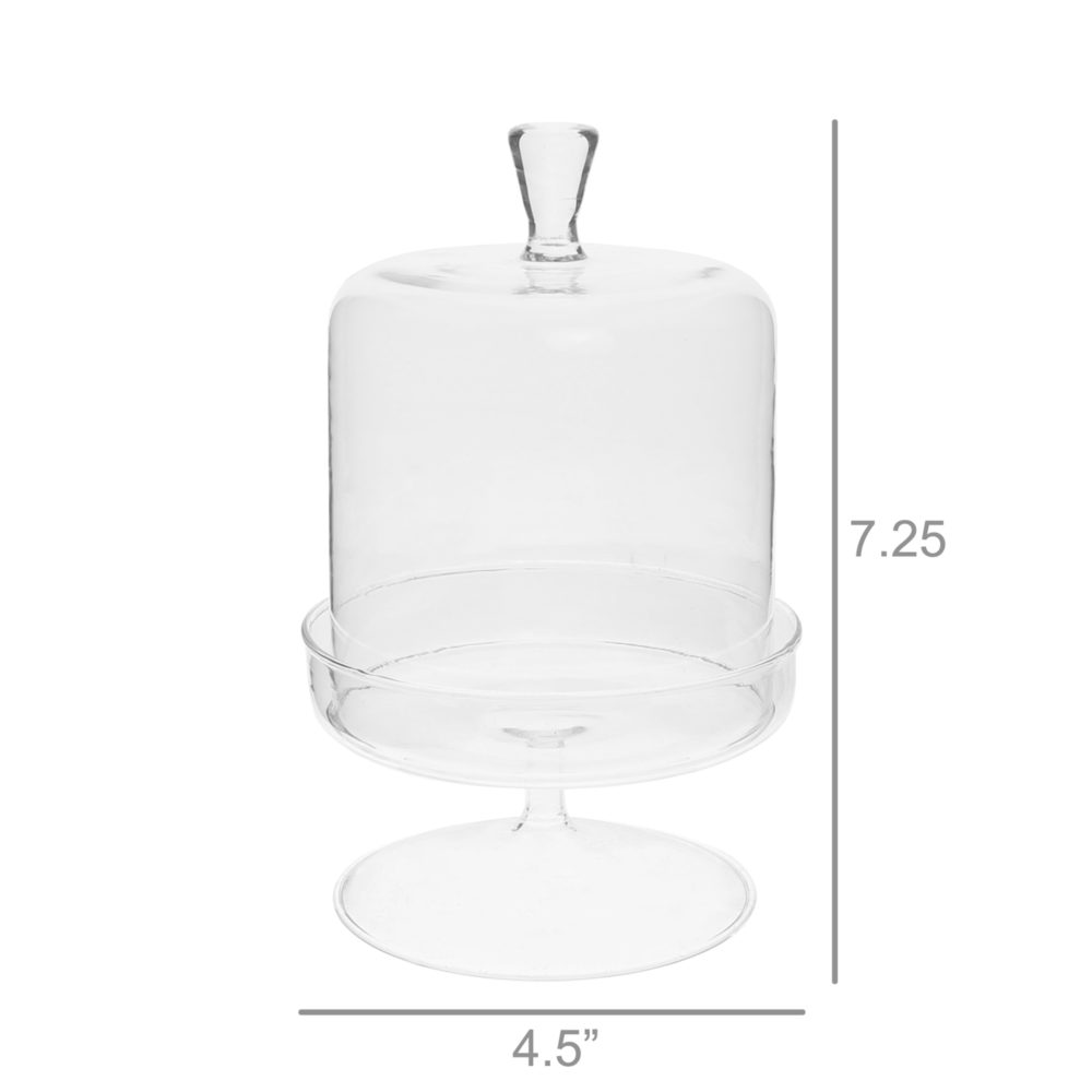 Vera Glass Dome and Pedestal by HomArt - Image 4