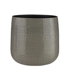 Large Floyd Round Grey Pot by Edelman