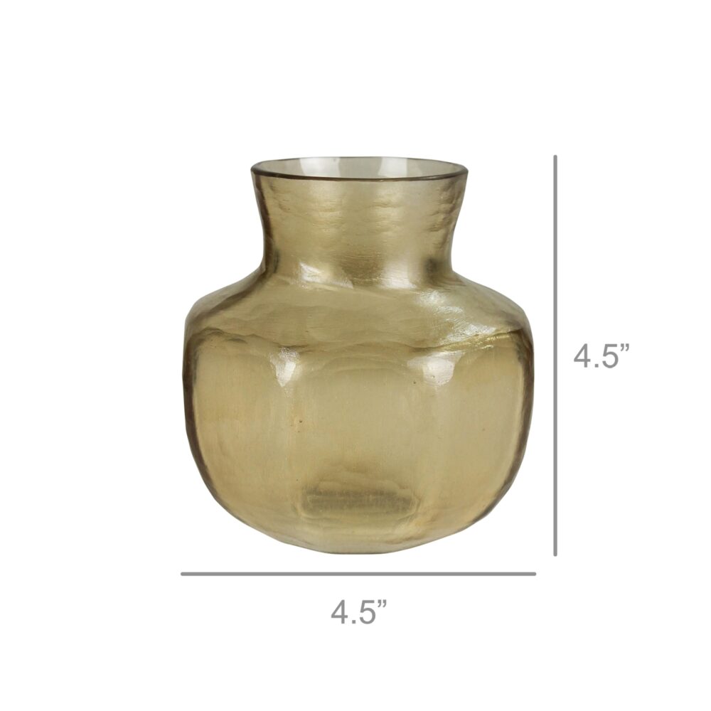 Small Celine Amber Vase by HomArt - Image 3