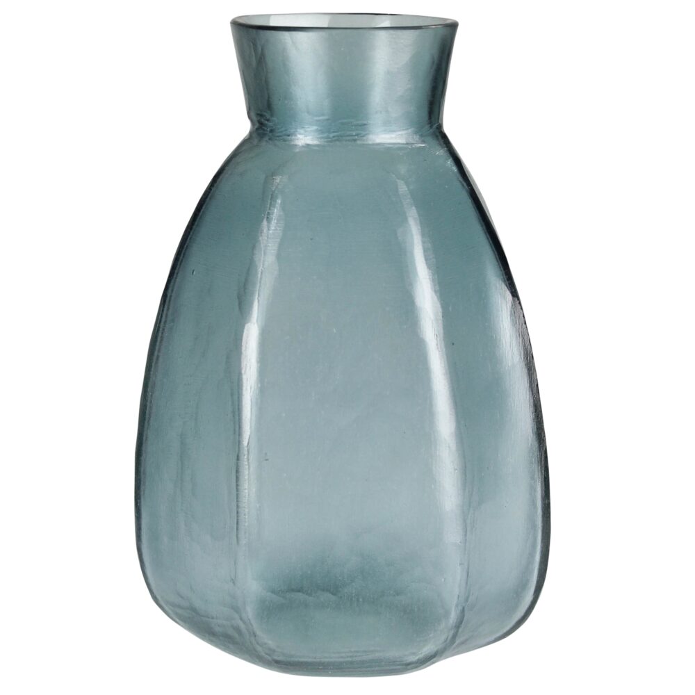 Tall Blue Seline Vase by HomArt - Image 2