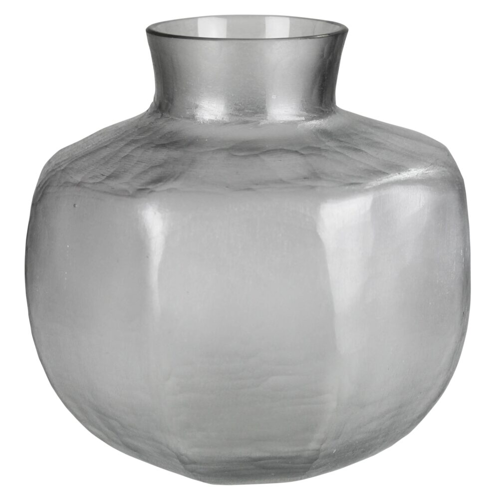 Seline Wide Grey Vase by HomArt - Image 2