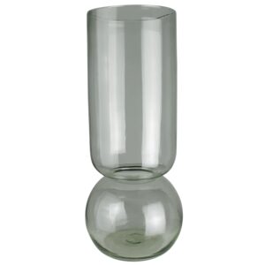 Extra Tall Recycled Glass Bulb Vase by HomArt