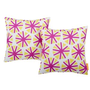 Starburst Two Piece Outdoor Patio Pillow Set by Modway