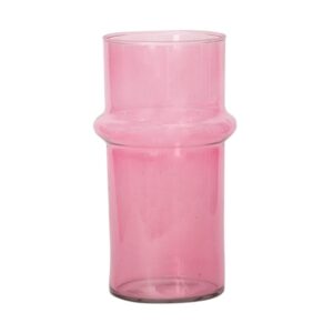 Pink Recycled Glass Vase by Urban Nature Culture