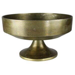 Folsom Brass Pedestal Bowl by HomArt