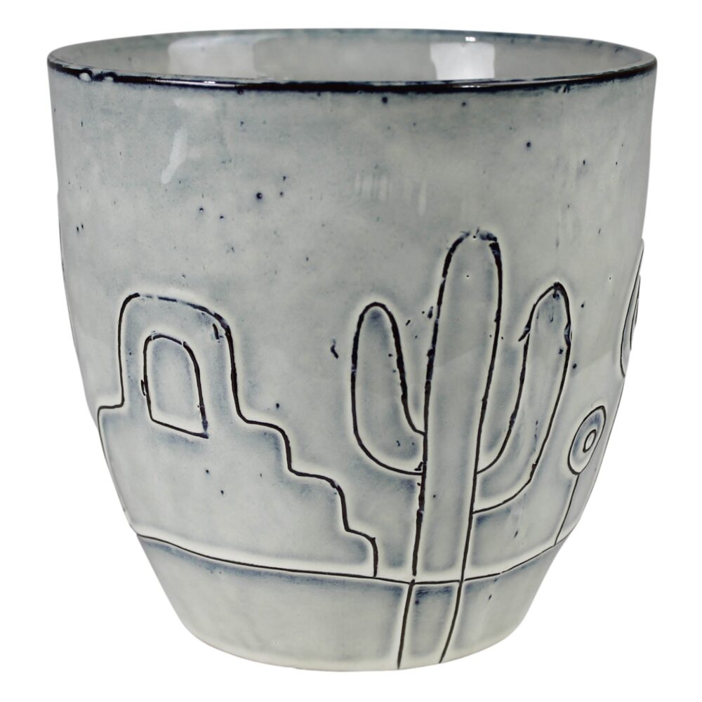 Large Topac Ceramic Cachepot by HomArt - Image 3