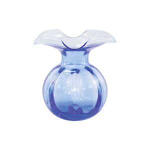 Hibiscus Glass Cobalt Bud Vase by VIETRI