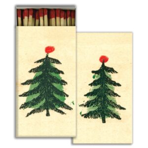 Two Trees Matches Set of 6 Boxes by HomArt