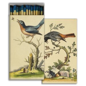 Warwick Birds Matches Set of 6 Boxes by HomArt