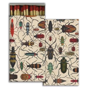 Mixed Beetles Matches Set of 6 Boxes by HomArt