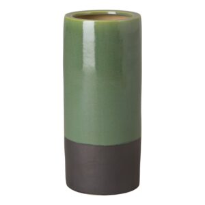 Two-Tone Lime Ceramic Umbrella Stand by Emissary