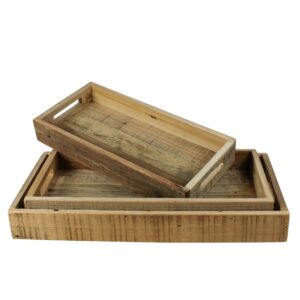 Shaw Rectangle Trays Set of 3 by HomArt