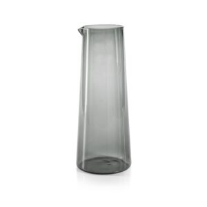 Smoke Lorient Glass Pitcher by Zodax