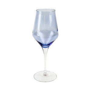Contessa Blue Water Glass by VIETRI