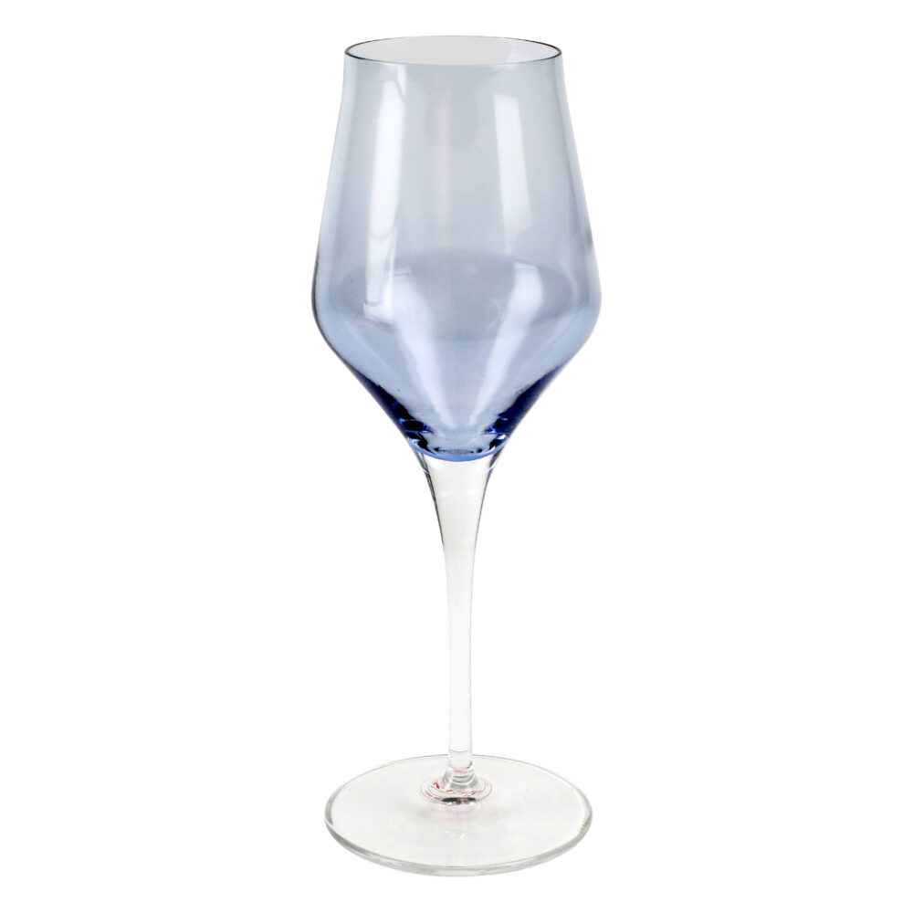 Contessa Blue Wine Glass by VIETRI