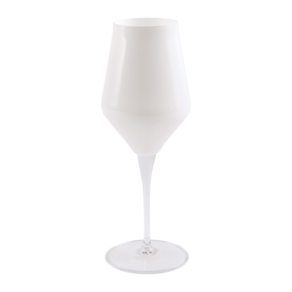 Contessa White Water Glass by VIETRI