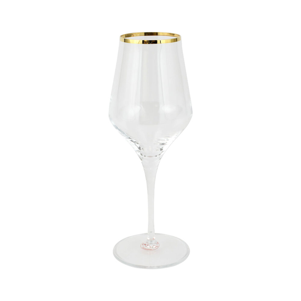 Contessa Gold Water Glass by VIETRI