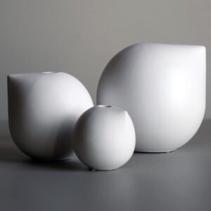 White Nib Vases by DBKD