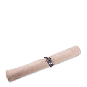 Solana Beige Linen 59"l x 17.71"w Table Runner by Edelman