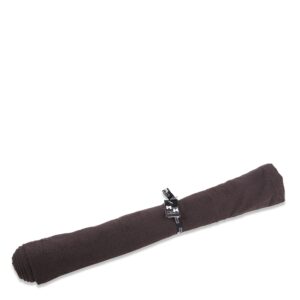 Solana Anthracite Linen 59"l x 17.71"w Table Runner by Edelman