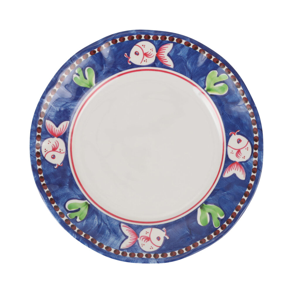 Melamine Campagna Pesce Dinner Plate by VIETRI
