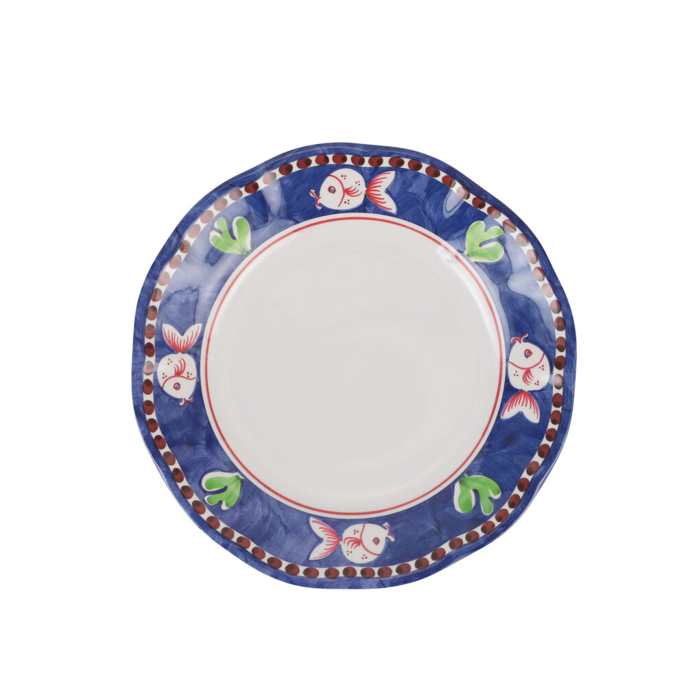 Melamine Campagna Pesce Salad Plate by VIETRI