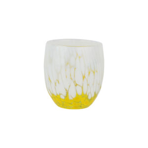 Nuvola White and Yellow Double Old Fashioned by VIETRI