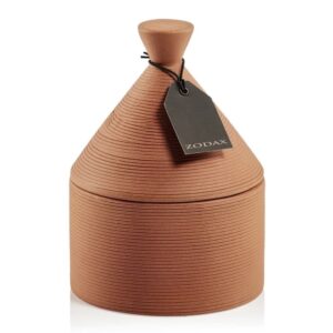 Trulli Grapefruit Juniper Candle in Stoneware Jar by Zodax