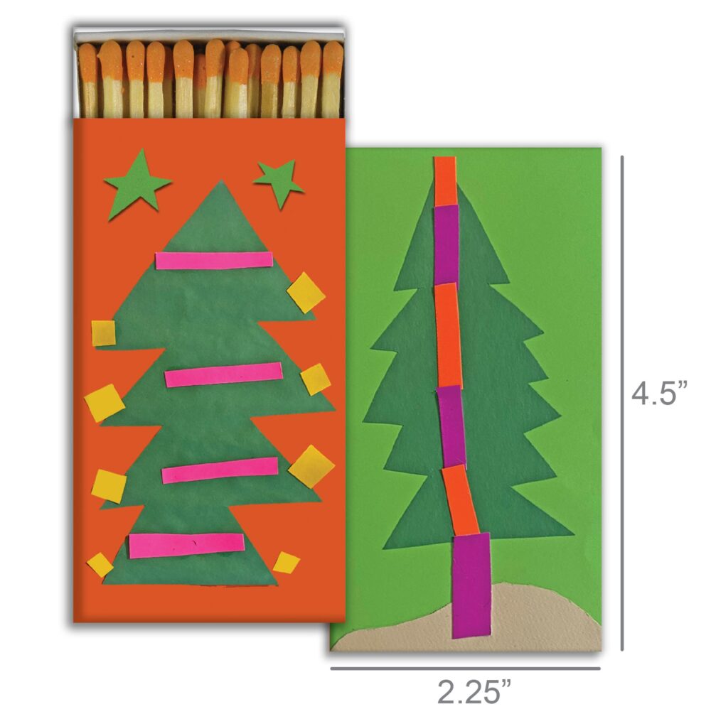 Paper Trees Matches Set of 6 Boxes by HomArt - Image 2