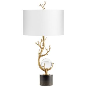 Autumnus Gold Leaf Table Lamp by Cyan Design