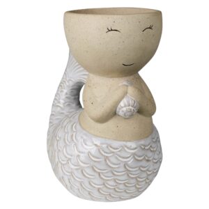 Swimming Mermaid Ceramic Cachepot by HomArt