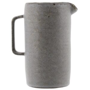 Large Light Grey Tiburon Pitcher by HomArt