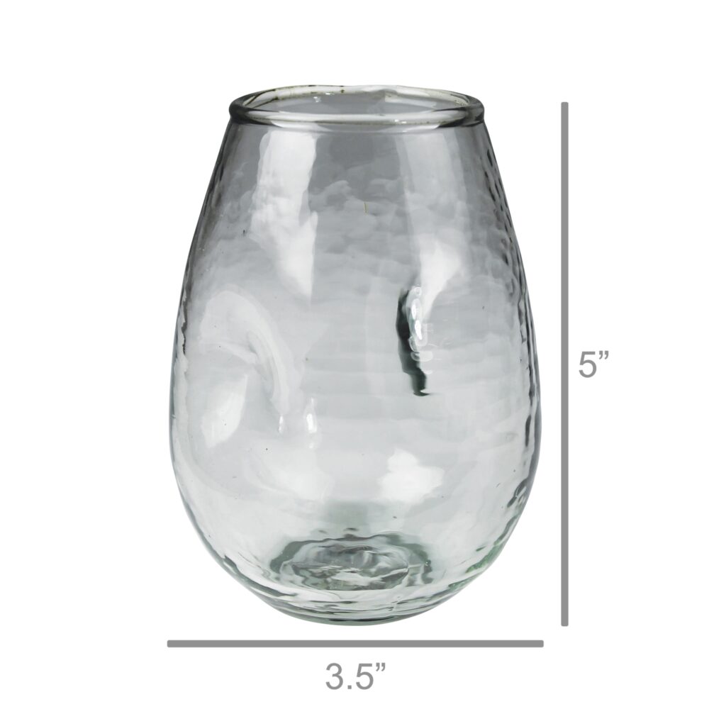 Palma Pinched Goblet Set of 4 by HomArt - Image 3