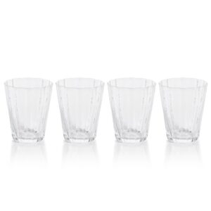 Kaberi Hammered High-Ball Glasses Set of 6 by Zodax - Seven Colonial