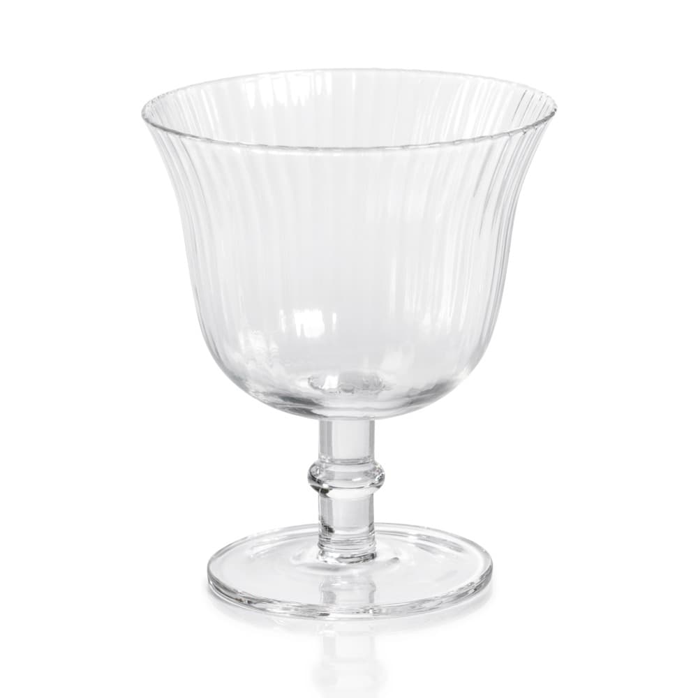 Kenley Clear Optic Cocktail / Desert Glasses Set of 4 by Zodax - Image 2