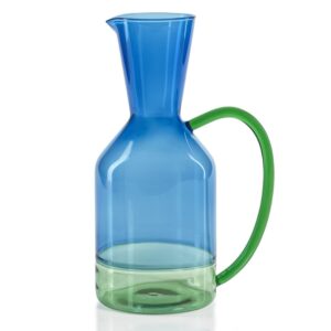 Renell Two-Toned Glass Pitcher by Zodax